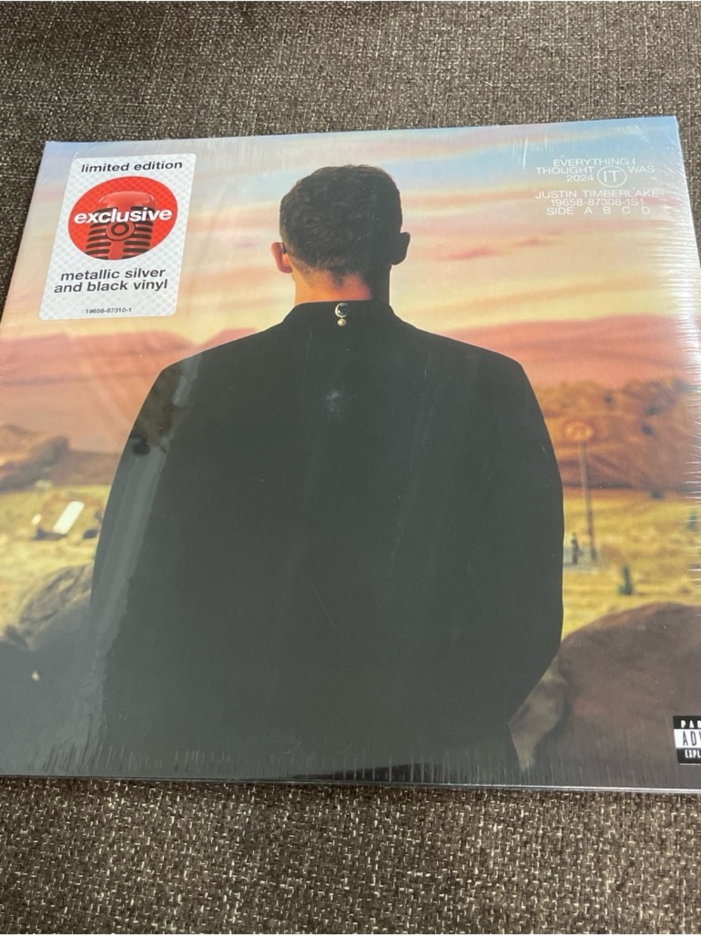 Justin Timberlake Everything I Thought It Was Vinyl NWT
